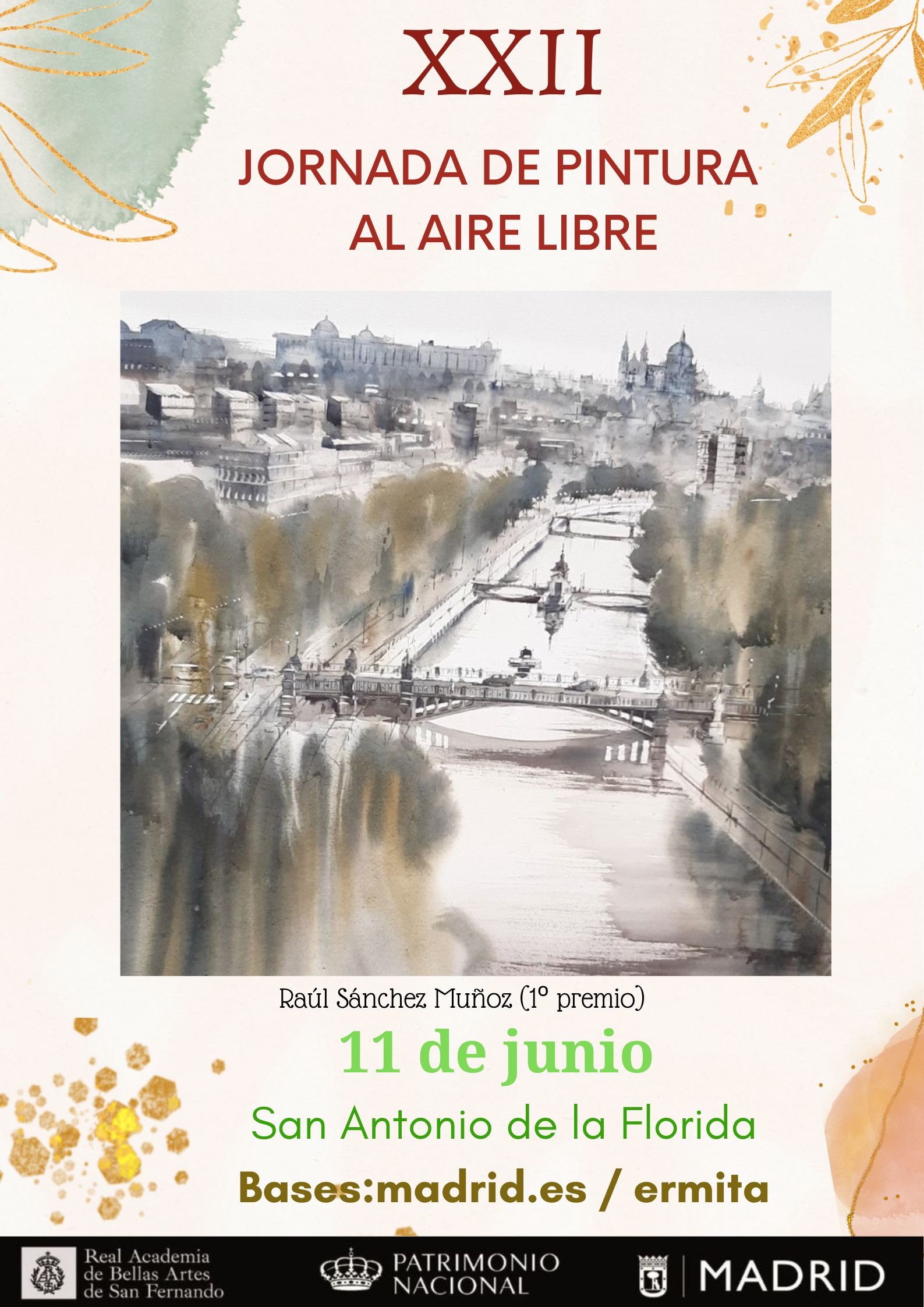Cartel Concurso de Pintura al Aire Libre San Antonio